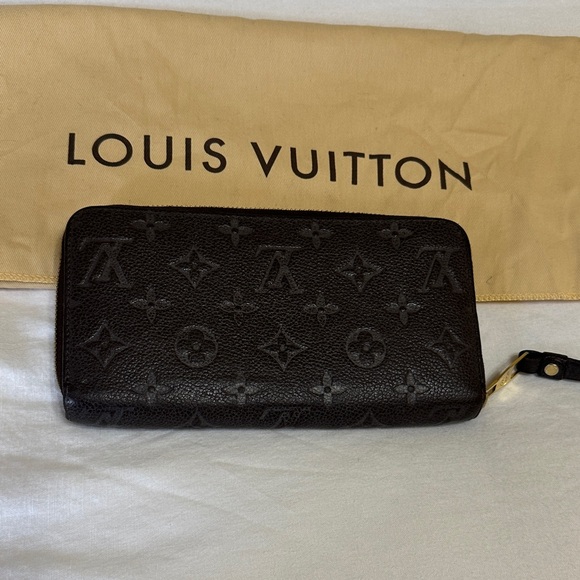 Louis Vuitton Monogram Dark Brown Empreinte wallet - Picture 1 of 12